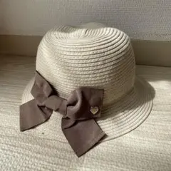 即日発送♡petit main 折りたたみリボンハット　52cm