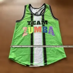 ZUMBA タンクトップ XS グリーン