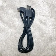 マイクロ USB ケーブル L字 L型 Type-B 1m ブラック 縦置き