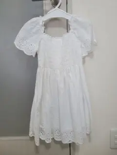 H&M ホワイト ワンピース