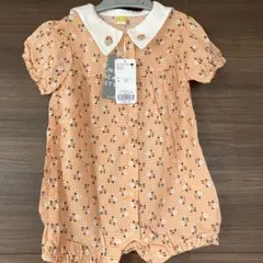 moimoln 花柄ロンパース 90サイズ　新品未使用タグ付き