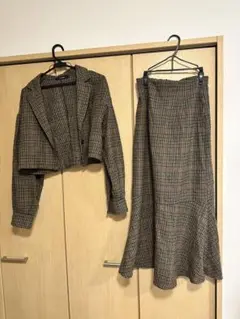 w closet チェック柄 セットアップ