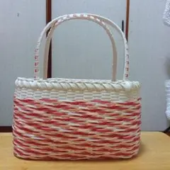 クラフトバンド鎧編みバッグ