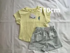 【新品タグ付き】西松屋 クリームソーダー Tシャツ 半袖、ショートパンツ 110