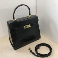 【中古】ミラショーン 2wayハンドバッグ ブラック フォーマル