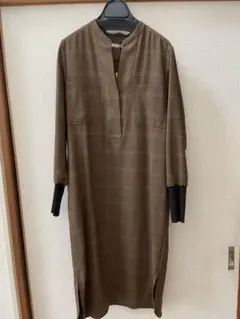 BEIGE,ベイジ4チェックワンピース新品タグ付き