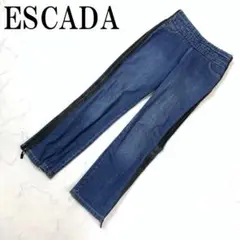 LA7291 エスカーダ コットン デザインデニムパンツ ネイビー 36