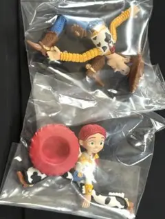 トイストーリー　ガチャガチャ　アンディが来た！　ウッディー　ジェシー　セット