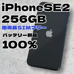【極美品】iPhone SE第2世代 256GB SIMフリー バッテリー新品