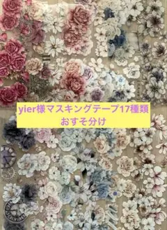 壹洱 yier様PETテープ17種類おすそ分け
