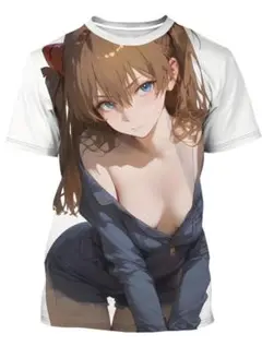 新品未使用✨ アスカ・ラングレー Tシャツ 白 ホワイト エヴァンゲリオン