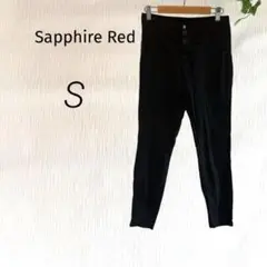 Sapphire Red ブラック スリムパンツ スキニーパンツ