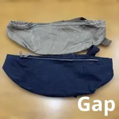 GAP ボディバッグ ブラウン、グレー 2色セット　ウエストバッグ　ショルダー