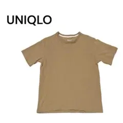 【美品】UNIQLO Tシャツ ベージュ Lサイズ 綿100% 男女兼用