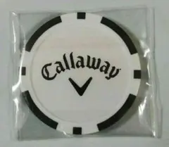 【Callaway】カジノチップマーカー カラー（ホワイト/ブラック）美品