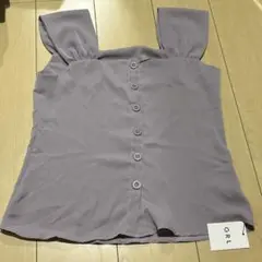 GRL グレイル　前ボタントップスキャミソール　グレージュ