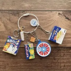 ガチャガチャキーホルダー　青系