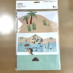【匿名配送】 ステッカー　シール　台紙付き　ランドスケープ　フライングタイガー