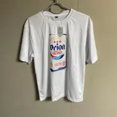 オリオンビール Tシャツ orion 沖縄土産 ポリエステル素材 XL 黒白