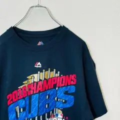 【カブス】Majestic Tシャツ Lサイズ マジェスティック CUBS