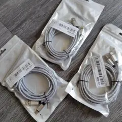 新品 3m 3個 急速充電ケーブル USB A から C 充電ケーブル タイプC