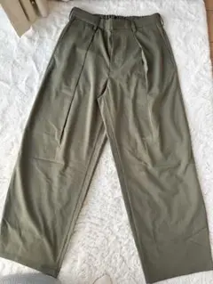 GU 全新品 紳士 バレルレッグスラックス