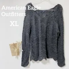 一点物✨American Eagle Outfitters【XL】グレー ニット