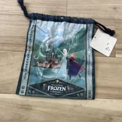 新品未使用 タグ付き　アナ雪　ファンタジースプリングス　巾着　きんちゃく