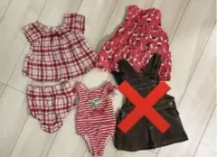 【早い者勝ち】ベビー服4枚セット 水着 95cm以下 多様なデザイン