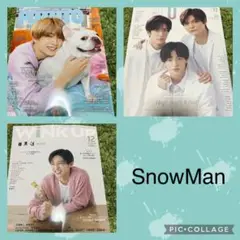 SnowMan POTATO Duet Winkup 12月号 切り抜き