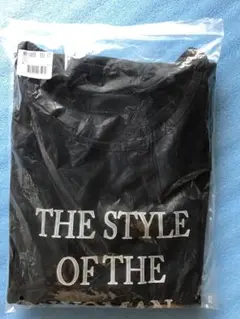 綿100% 七分袖 黒いTシャツ 5L プリント入り
