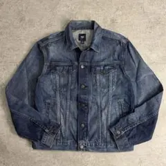 【美品】GAP ギャップ【M】デニムジャケット Gジャン インディゴ 男女兼用