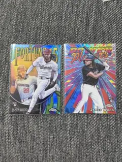 2025 Topps Chrome James Wood 2枚セット