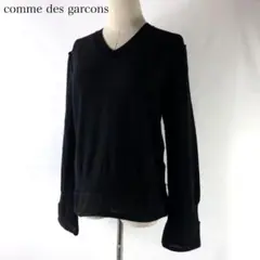 comme des garcons 裏返しデザイン ウール ニット セーター