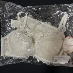 Wacoal アイボリーのブラジャー•ショーツセットB75