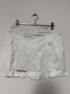 le coq sportif GOLF ホワイト プリーツスカート