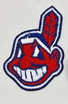 【新品・未使用】CLEVELAND INDIANS ワッペン 紺 インディアンス