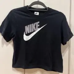 Nike 黒 M クロップドTシャツ　140