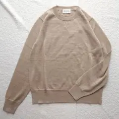 タグ付 BETOUPE リネン ニット ベージュ クルーネック 現行品