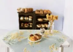 【ミニチュア スイーツ】ワッフルモーニングプレート。