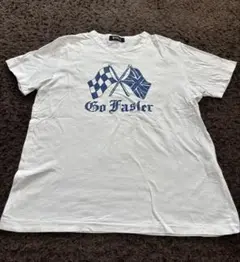Go Faster チェック柄 Tシャツ