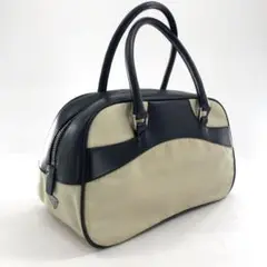 PRADA プラダ 三角ロゴ ロゴプレート 白タグ ボーリングバッグ