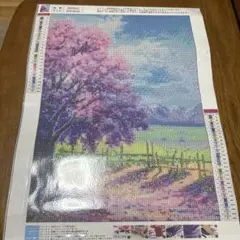 ダイヤモンドアート桜