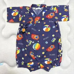 【美品】RIO BASIC 和柄 甚平 90cm 綿 コットン100 夏 祭り