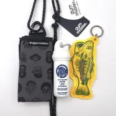 ジムマスター 財布 ブラックバス キーホルダー