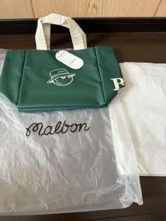 最終値下❗️マルボンゴルフ⚫︎ボストンバッグ⚫︎ラウンドバッグ⚫︎軽量　緑 Malbon golf マルボンゴルフ ボストンバッグ ゴルフバッグ 男女