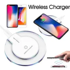【新品未使用】置くだけ ワイヤレス充電器 iPhone対応