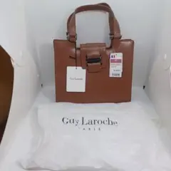 【新品】Guy Laroche(ギ・ラロッシュ)ハンドバッグ ブラウン