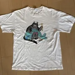 クリバンキャット　白Tシャツ　Lサイズ