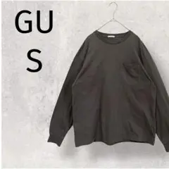 GU◆ジーユー/長袖カットソー/グレー/着回し/S/ユニセックス/1891